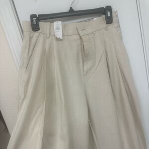 Banana Republic Wide leg Linen Pant. Size Petite 2.